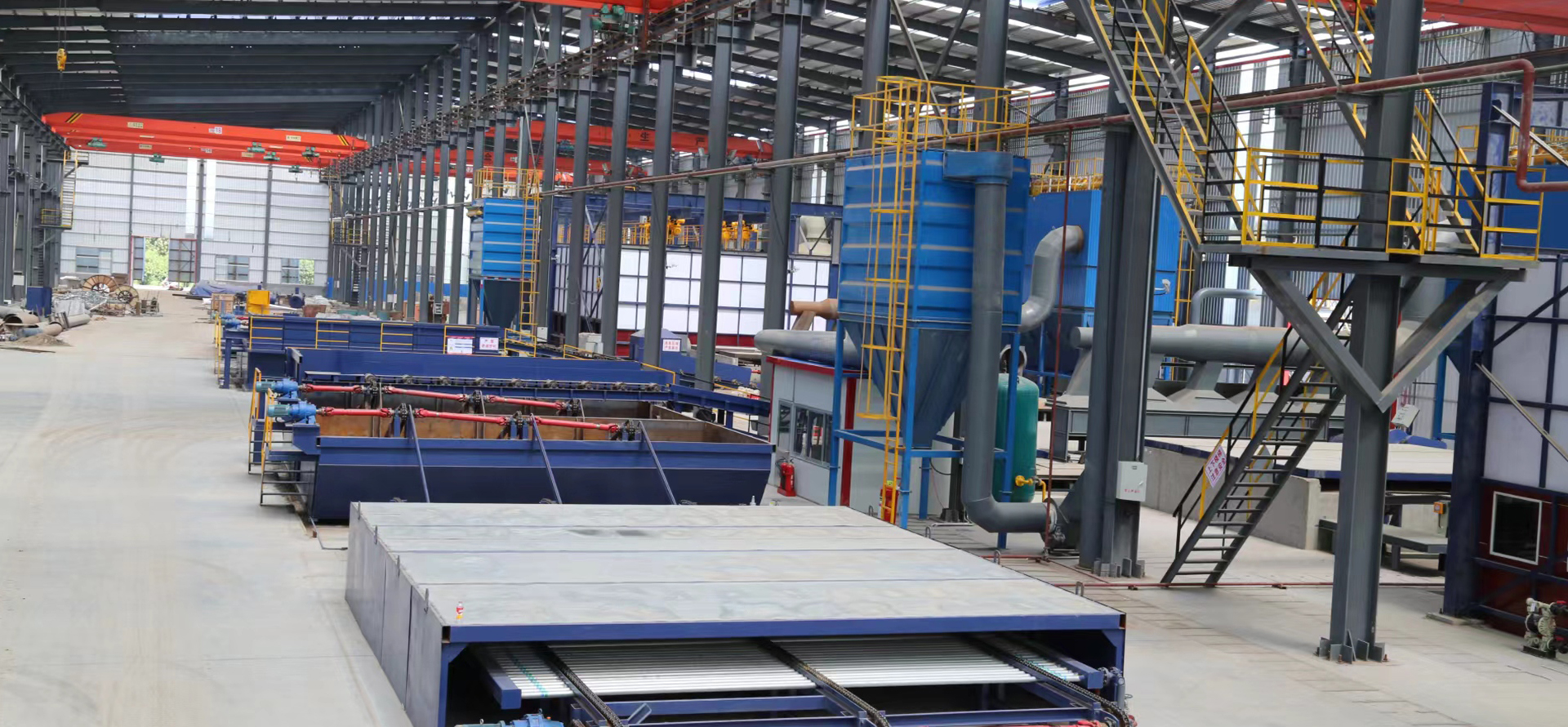 全封閉的預(yù)處理室，適用于酸洗，漂洗，助焊，酸霧收集和洗滌塔系統(tǒng)